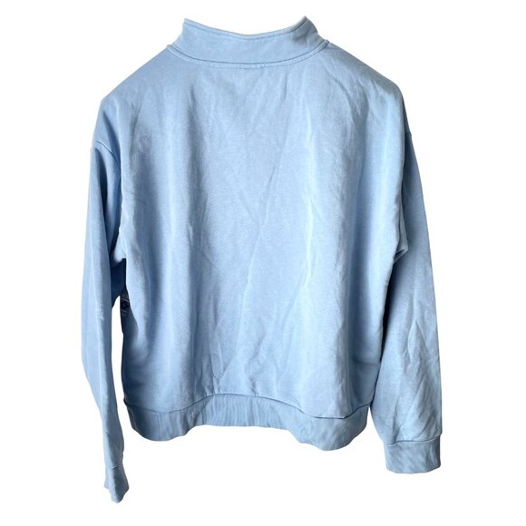 Disney Her Universe Blue Hanukkah Quarter-Zip Sweatshirt 2X Mickey Minnie Pluto - Picture 2 of 5